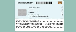 Kimlik Arka Yüz Örneği